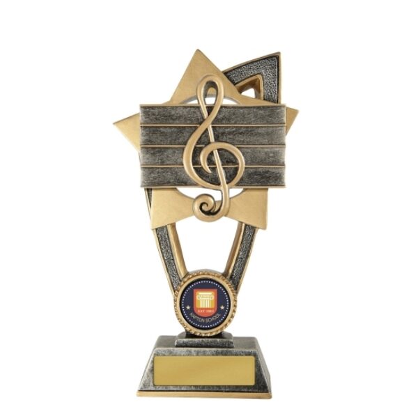 Music Trophy With 25mm Centre