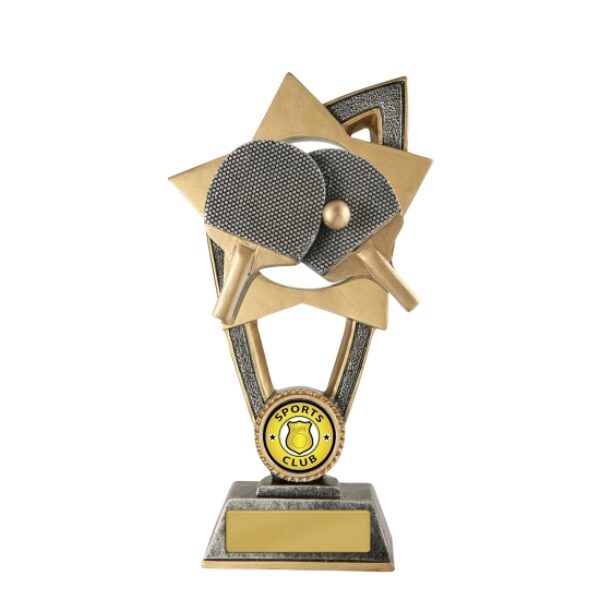 Ezi-Rez Table Tennis Trophy With 25mm Centre