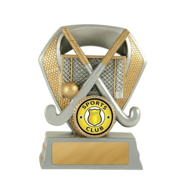 Shield Series Hockey Trophy With 25mm Centre