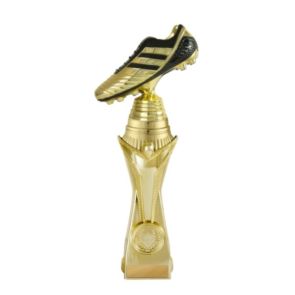 Gold/Black Golden Boot Award With 25mm Centre