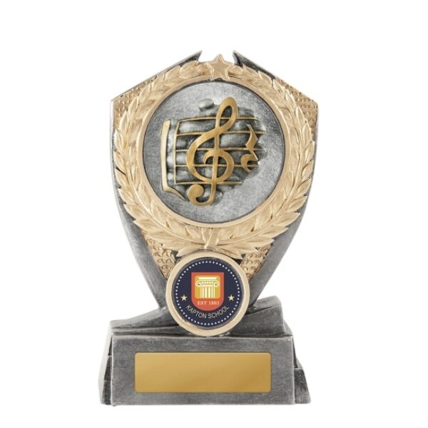 Music Trophy With 25mm Centre