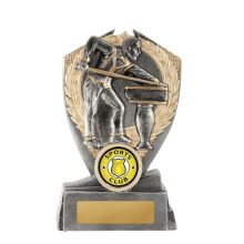 Hero Shield Snooker Trophy With 25mm Centre